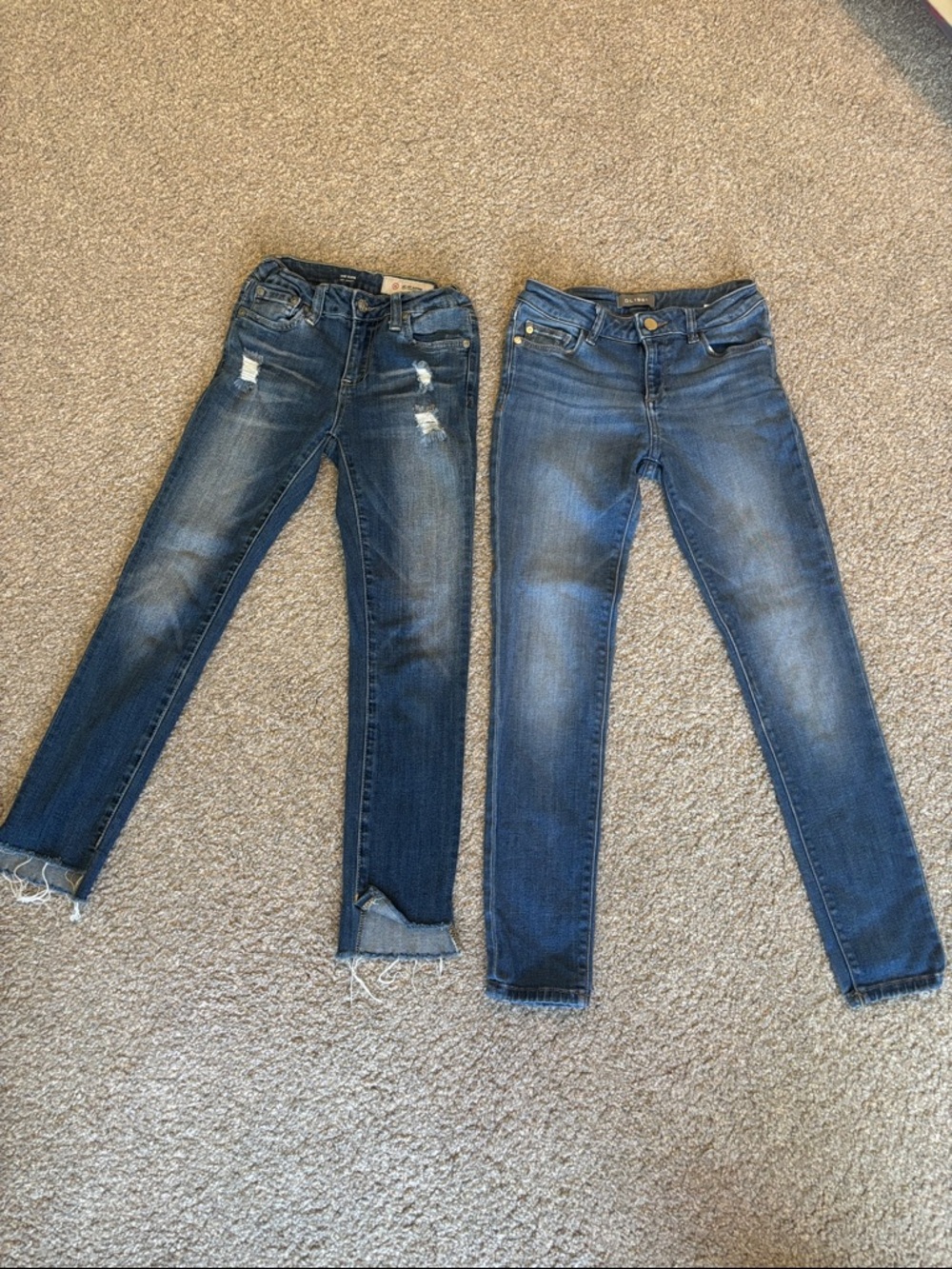 AG•ED Denim & DL1961 Kids Girls size 10 Blue Denim Jeans Duo